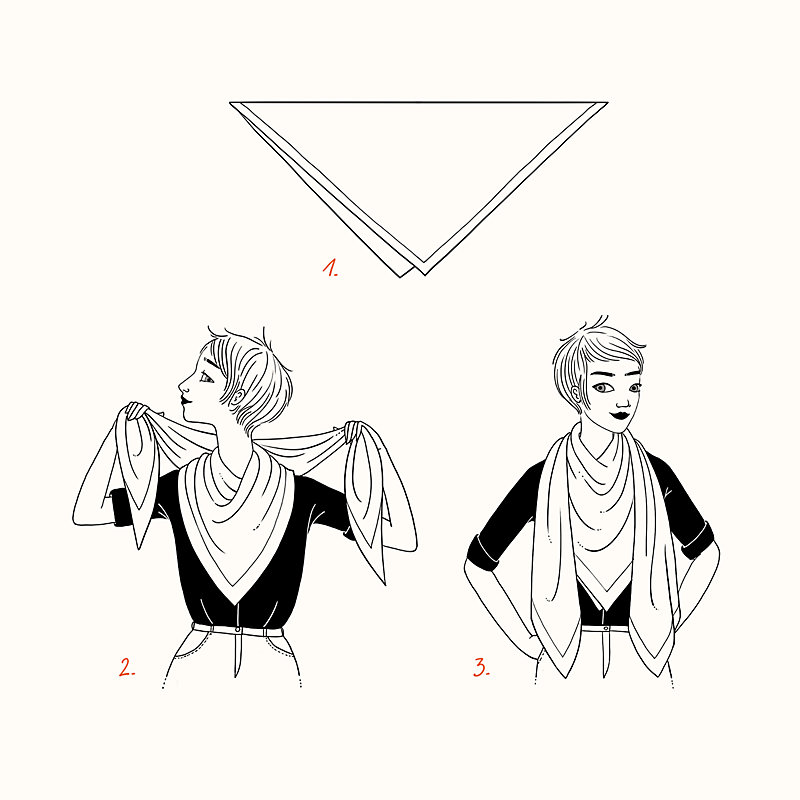 Les Cles Bandana shawl 140 | Hermès USA